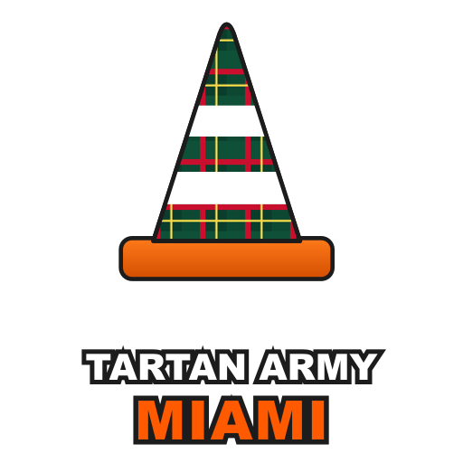 Tartan Army Miami cone